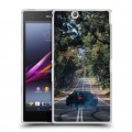 Дизайнерский пластиковый чехол для Sony Xperia Z Ultra  Дрифт