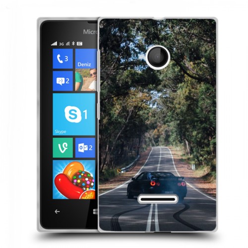 Дизайнерский пластиковый чехол для Microsoft Lumia 435 Дрифт