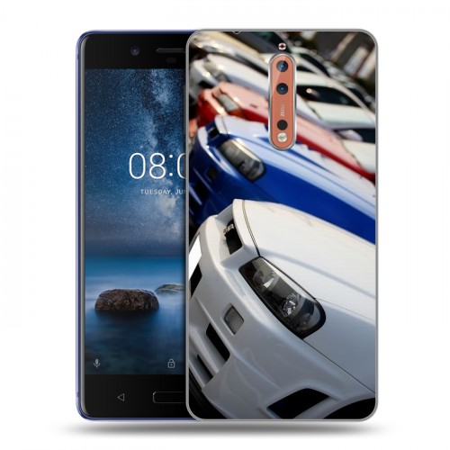 Дизайнерский пластиковый чехол для Nokia 8 Дрифт