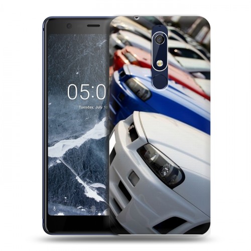 Дизайнерский пластиковый чехол для Nokia 5.1 Дрифт