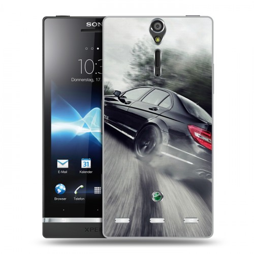 Дизайнерский пластиковый чехол для Sony Xperia S Дрифт