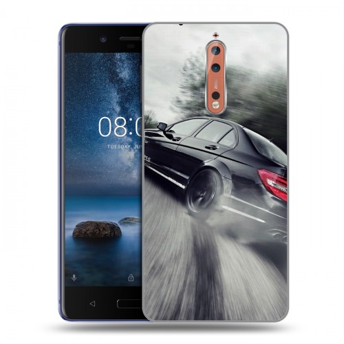 Дизайнерский пластиковый чехол для Nokia 8 Дрифт