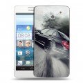 Дизайнерский пластиковый чехол для Huawei Ascend D2 Дрифт