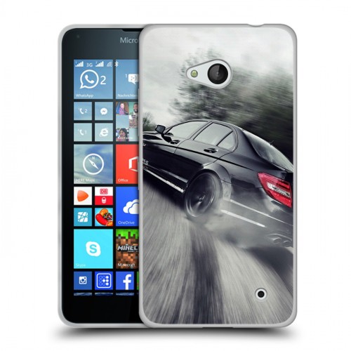 Дизайнерский силиконовый чехол для Microsoft Lumia 640 Дрифт