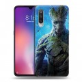 Дизайнерский силиконовый с усиленными углами чехол для Xiaomi Mi9 Стражи галактики