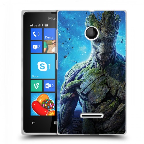 Дизайнерский пластиковый чехол для Microsoft Lumia 435 Стражи галактики