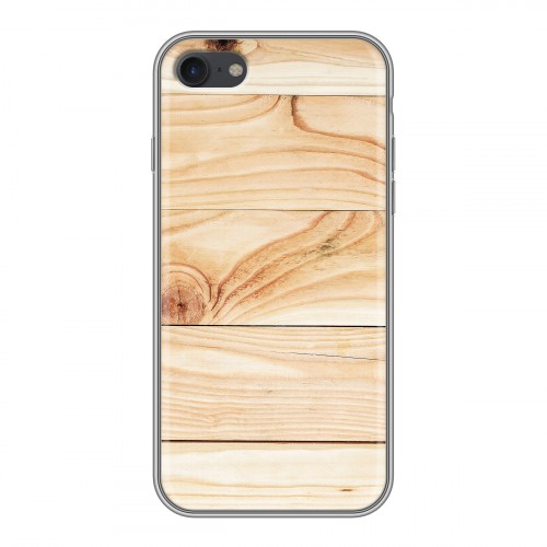 Дизайнерский силиконовый с усиленными углами чехол для Iphone 7 Дерево