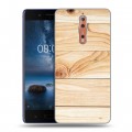 Дизайнерский пластиковый чехол для Nokia 8 Дерево