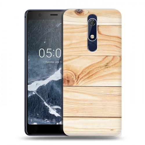 Дизайнерский пластиковый чехол для Nokia 5.1 Дерево