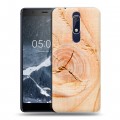 Дизайнерский пластиковый чехол для Nokia 5.1 Дерево