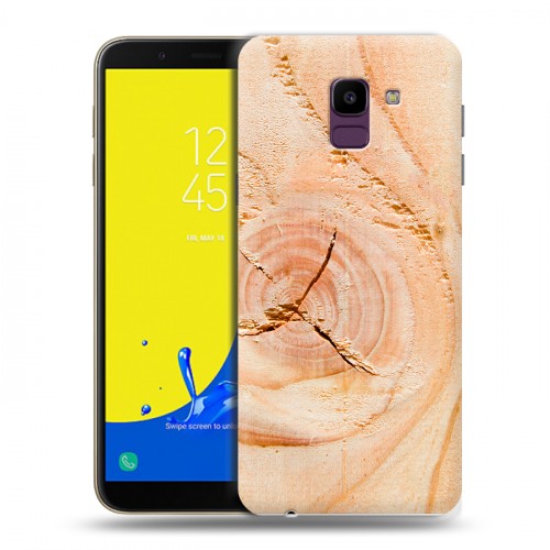 Дизайнерский пластиковый чехол для Samsung Galaxy J6 Дерево