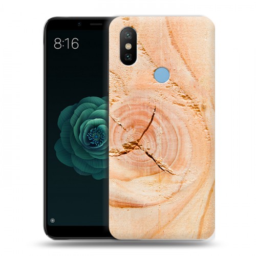 Дизайнерский силиконовый чехол для Xiaomi Mi A2 Дерево