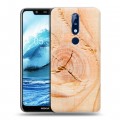 Дизайнерский пластиковый чехол для Nokia 5.1 Plus Дерево