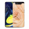 Дизайнерский пластиковый чехол для Samsung Galaxy A80 Дерево