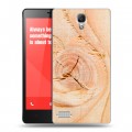 Дизайнерский пластиковый чехол для Xiaomi RedMi Note Дерево