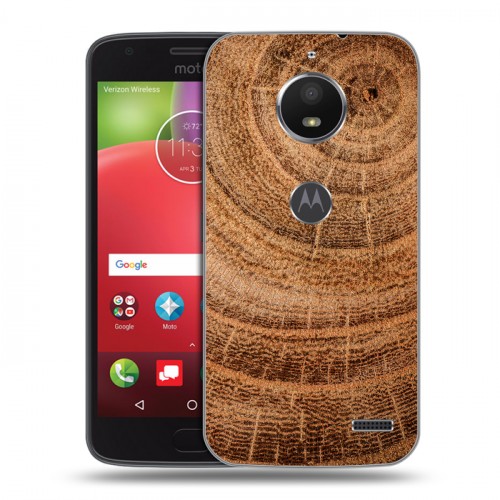 Дизайнерский пластиковый чехол для Motorola Moto E4 Дерево