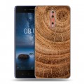 Дизайнерский пластиковый чехол для Nokia 8 Дерево