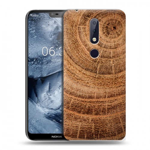 Дизайнерский пластиковый чехол для Nokia 6.1 Plus Дерево