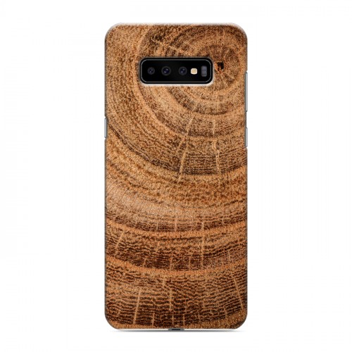 Дизайнерский пластиковый чехол для Samsung Galaxy S10 Plus Дерево