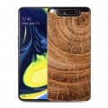 Дизайнерский пластиковый чехол для Samsung Galaxy A80 Дерево