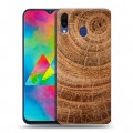 Дизайнерский пластиковый чехол для Samsung Galaxy M20 Дерево