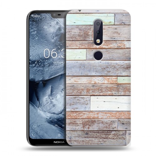 Дизайнерский пластиковый чехол для Nokia 6.1 Plus Дерево