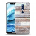 Дизайнерский пластиковый чехол для Nokia 5.1 Plus Дерево