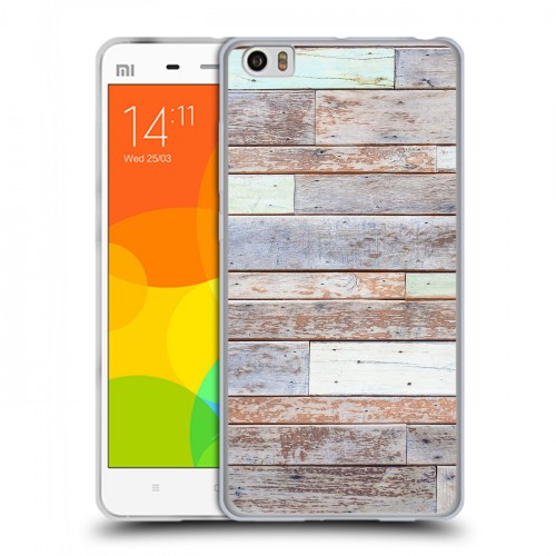 Дизайнерский силиконовый чехол для Xiaomi Mi Note Дерево