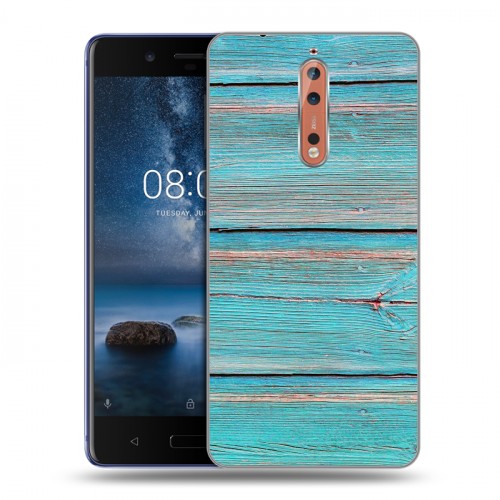 Дизайнерский пластиковый чехол для Nokia 8 Дерево