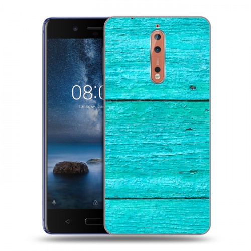 Дизайнерский пластиковый чехол для Nokia 8 Дерево