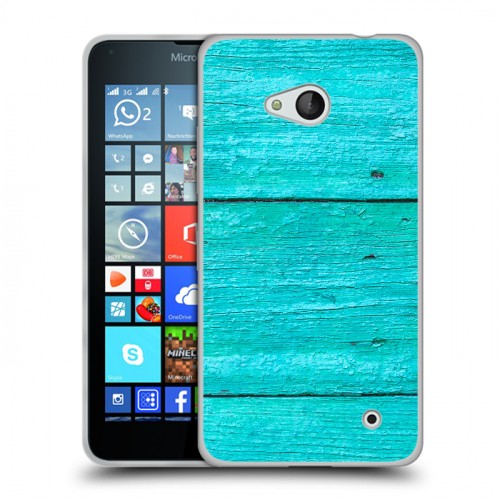 Дизайнерский пластиковый чехол для Microsoft Lumia 640 Дерево