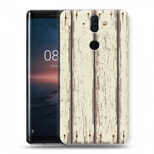 Дизайнерский пластиковый чехол для Nokia 8 Sirocco Дерево