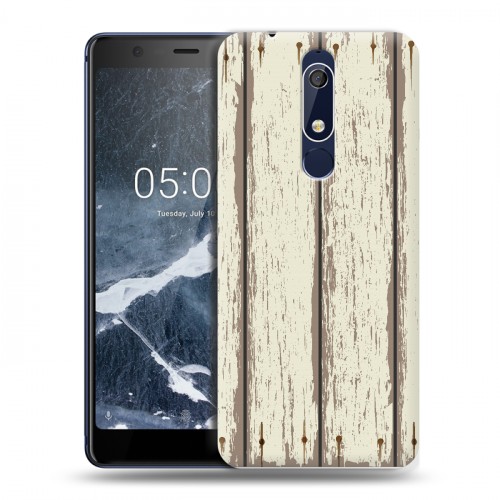 Дизайнерский пластиковый чехол для Nokia 5.1 Дерево