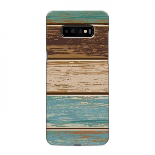 Дизайнерский пластиковый чехол для Samsung Galaxy S10 Plus Дерево