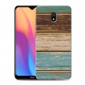 Дизайнерский силиконовый с усиленными углами чехол для Xiaomi RedMi 8A Дерево