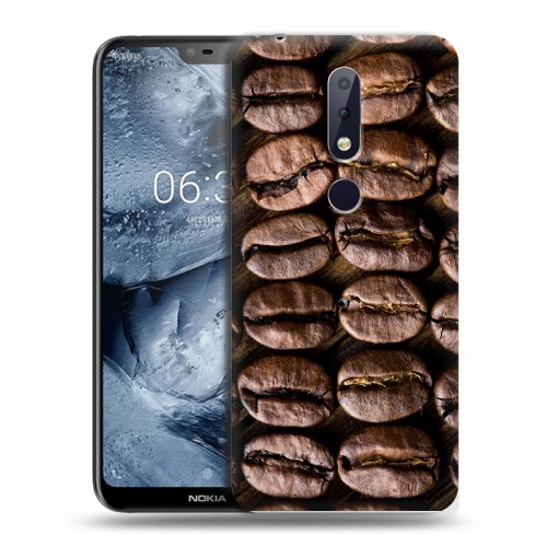 Дизайнерский пластиковый чехол для Nokia 6.1 Plus кофе