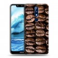 Дизайнерский силиконовый чехол для Nokia 5.1 Plus кофе