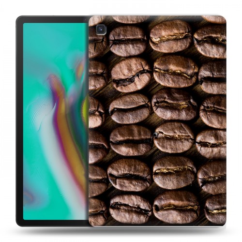 Дизайнерский силиконовый чехол для Samsung Galaxy Tab S5e кофе
