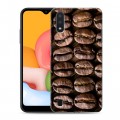 Дизайнерский силиконовый чехол для Samsung Galaxy M01 кофе