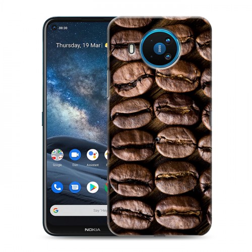 Дизайнерский силиконовый чехол для Nokia 8.3 кофе