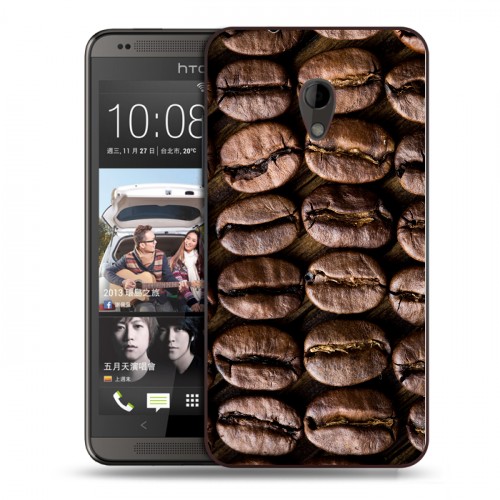 Дизайнерский пластиковый чехол для HTC Desire 700 кофе