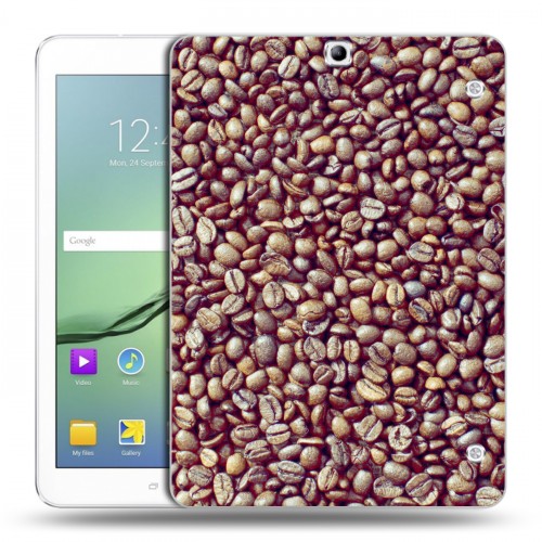 Дизайнерский силиконовый чехол для Samsung Galaxy Tab S2 9.7 кофе