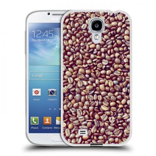Дизайнерский пластиковый чехол для Samsung Galaxy S4 кофе