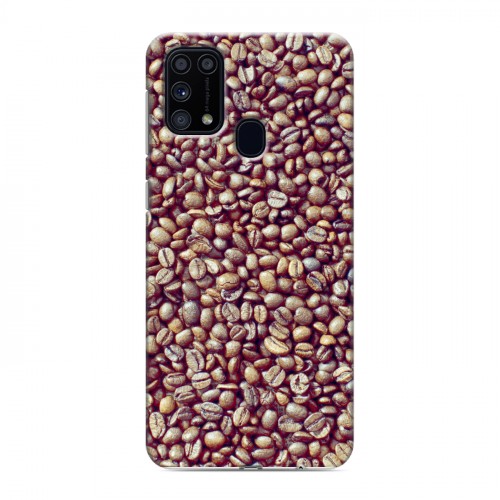 Дизайнерский силиконовый чехол для Samsung Galaxy M31 кофе