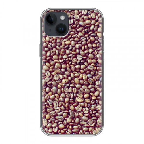 Дизайнерский пластиковый чехол для Iphone 14 Plus кофе
