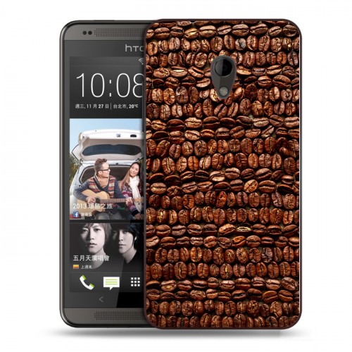 Дизайнерский пластиковый чехол для HTC Desire 700 кофе