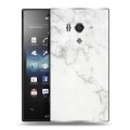 Дизайнерский пластиковый чехол для Sony Xperia acro S Керамика