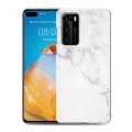 Дизайнерский пластиковый чехол для Huawei P40 Керамика