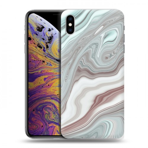 Дизайнерский силиконовый чехол для Iphone Xs Max Керамика