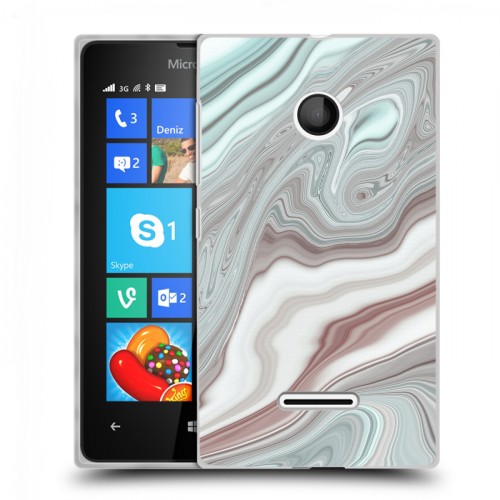 Дизайнерский пластиковый чехол для Microsoft Lumia 435 Керамика